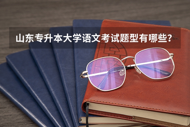 山东专升本大学语文考试题型有哪些？