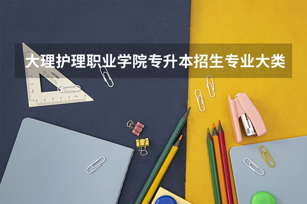 大理护理职业学院专升本招生专业大类报考占比表（专升本招生专业）