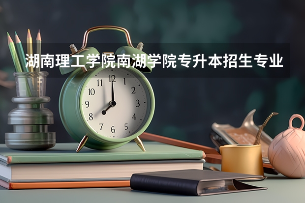 湖南理工学院南湖学院专升本招生专业大类报考占比表（专升本招生专业）