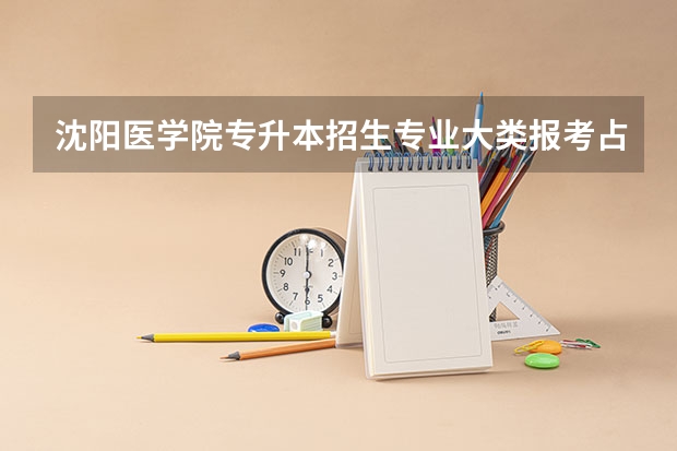沈阳医学院专升本招生专业大类报考占比表（专升本招生专业）