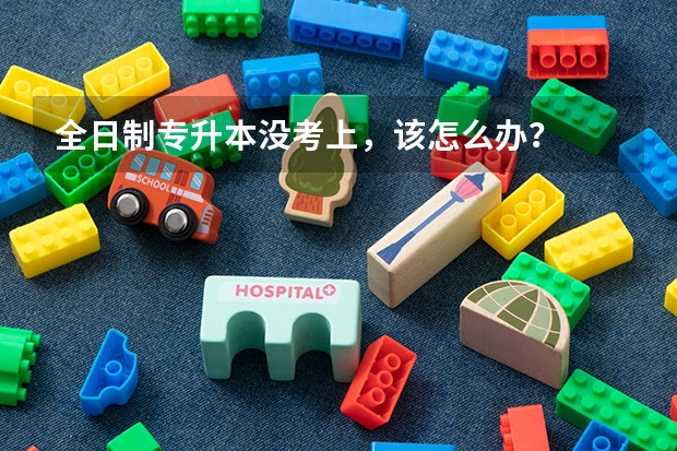 全日制专升本没考上，该怎么办？