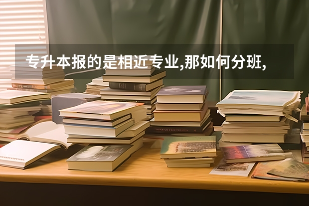 专升本报的是相近专业,那如何分班,我学的是学前教育,考上了专升本小学数学