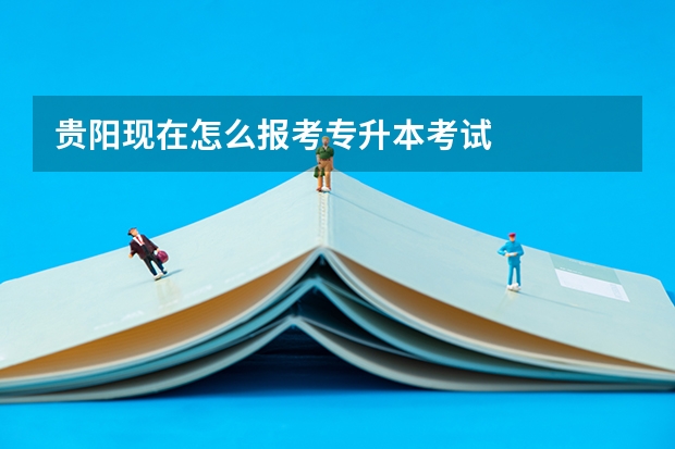贵阳现在怎么报考专升本考试