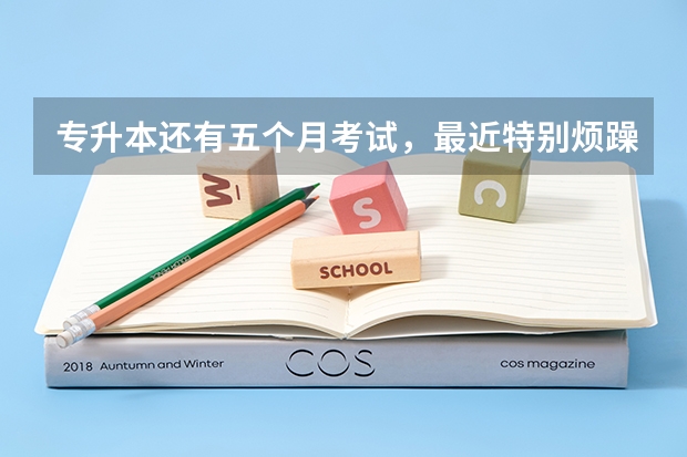 专升本还有五个月考试，最近特别烦躁，有一次背题不顺的时候把桌子都掀翻了，总是感觉很热出汗，怎么办？