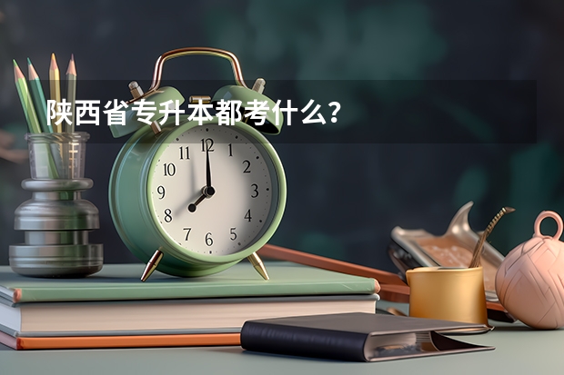 陕西省专升本都考什么？