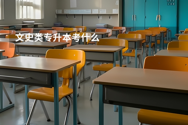 文史类专升本考什么