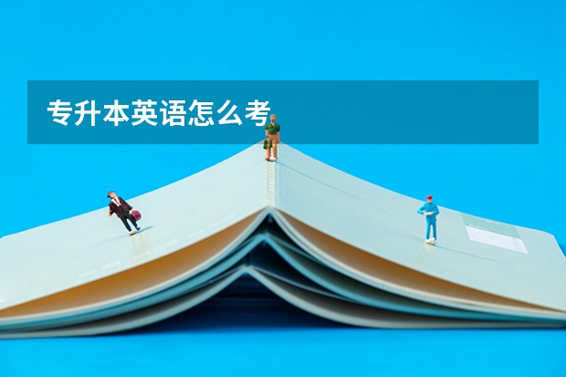 专升本英语怎么考