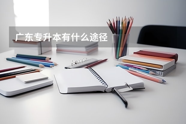 广东专升本有什么途径