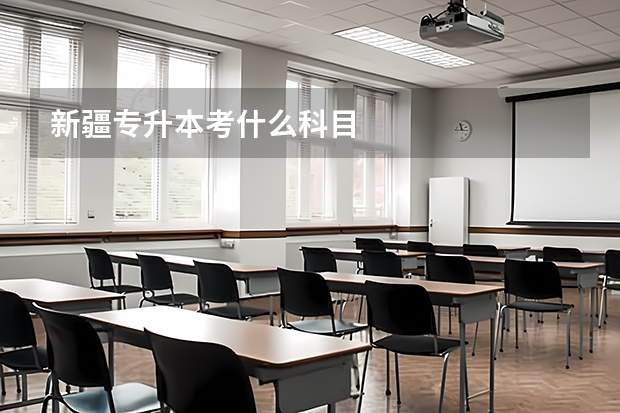 新疆专升本考什么科目