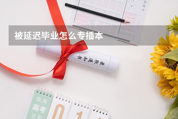 被延迟毕业怎么专插本
