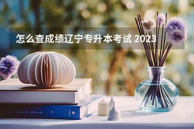怎么查成绩辽宁专升本考试 2023年辽宁普通专升本成绩公布时间？