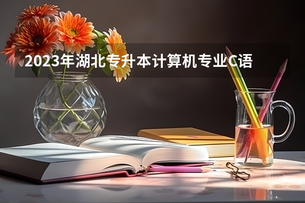 2023年湖北专升本计算机专业C语言怎么复习？