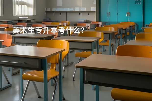 美术生专升本考什么？