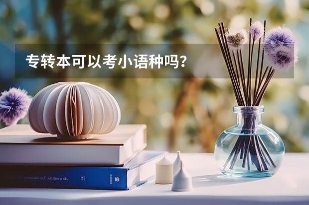 专转本可以考小语种吗？