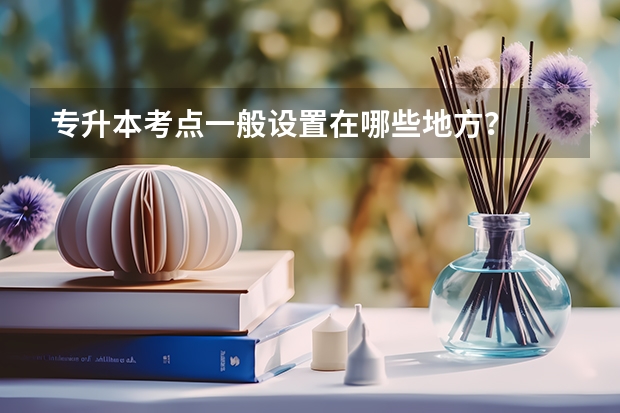 专升本考点一般设置在哪些地方？