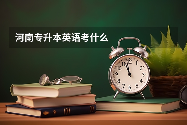 河南专升本英语考什么